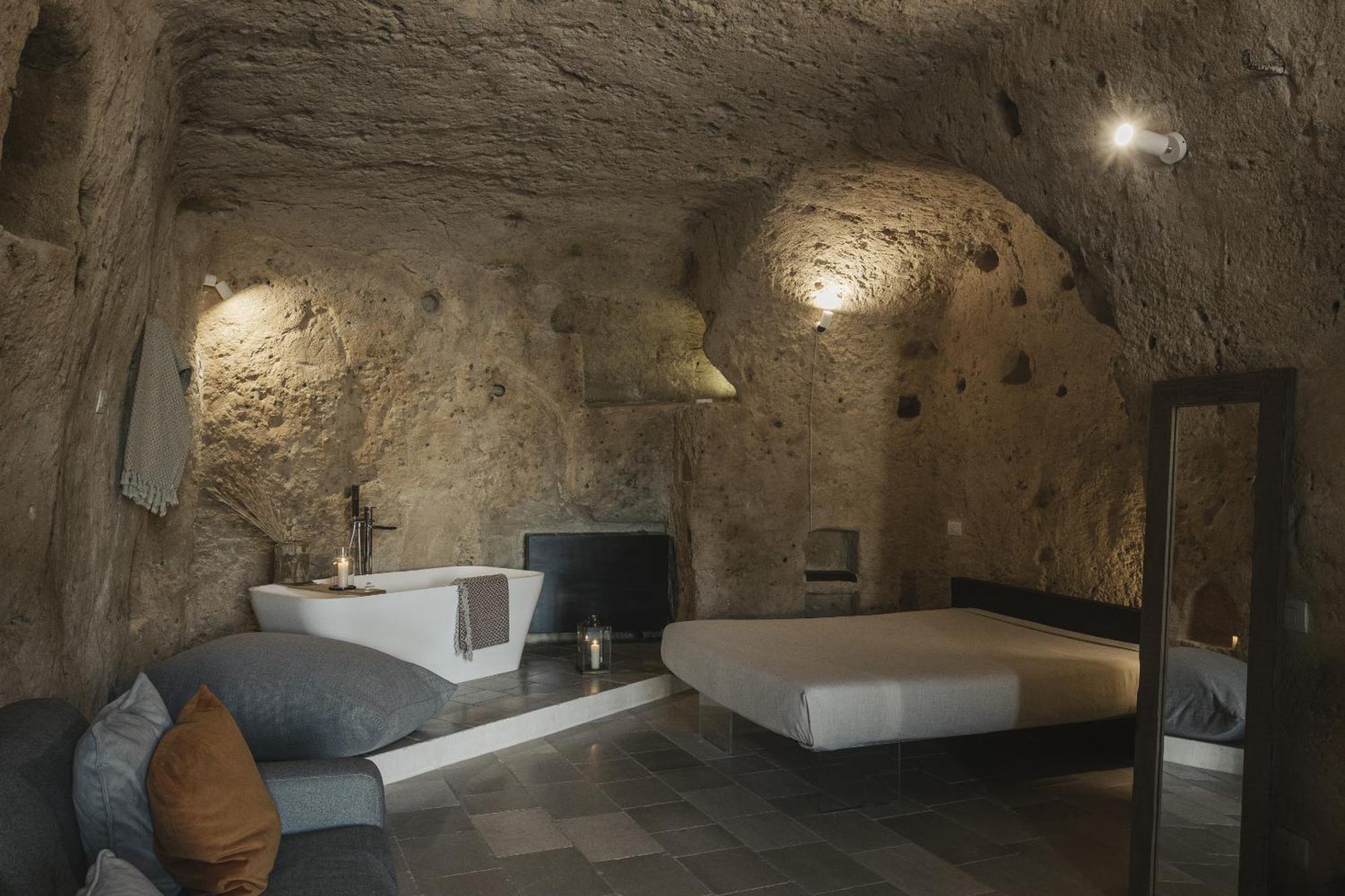 Hotel Aque Cave Matera Esterno foto