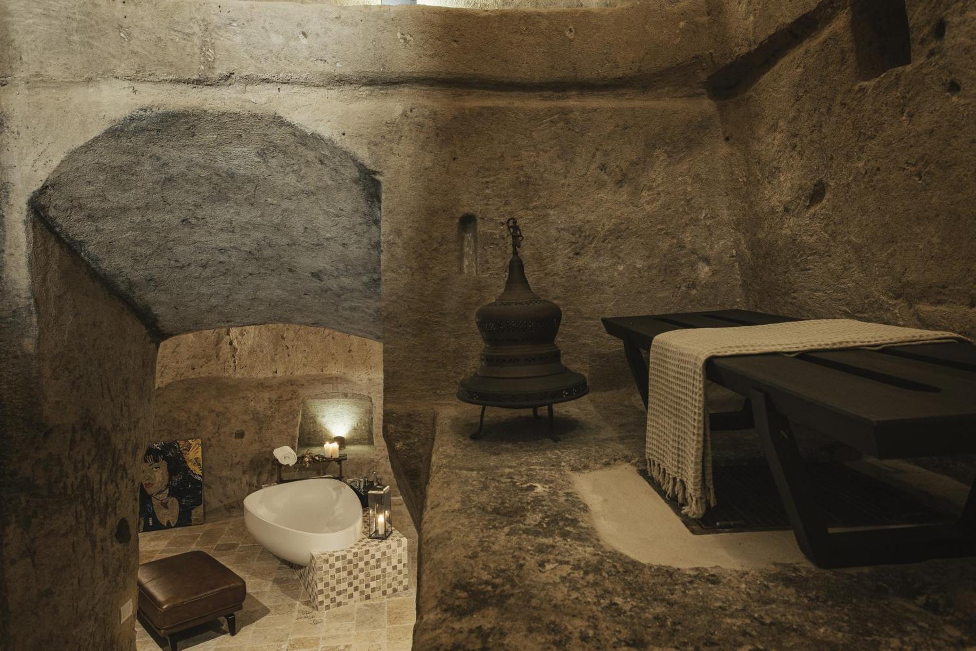 Hotel Aque Cave Matera Esterno foto